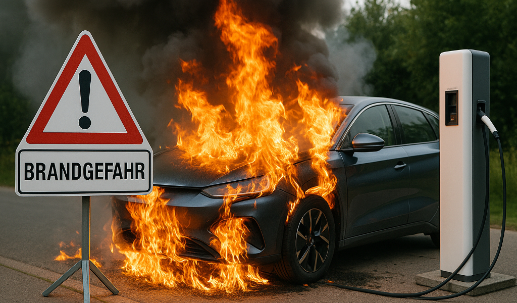 Brandgefahr bei Elektroautos