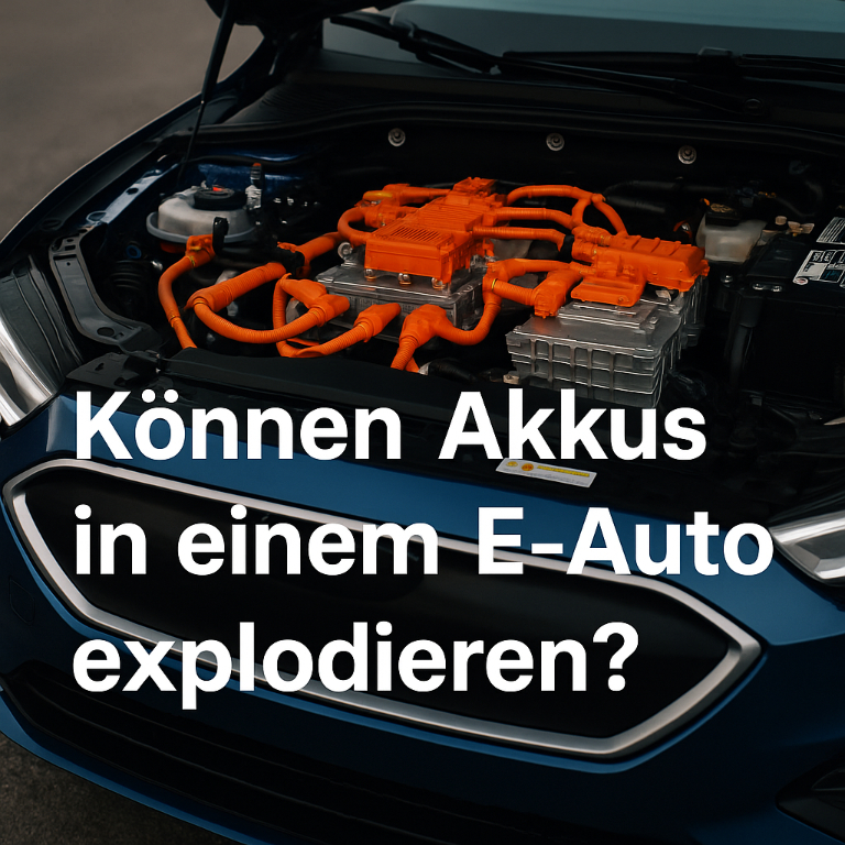 Können Akkus in einem E-Auto explodieren?