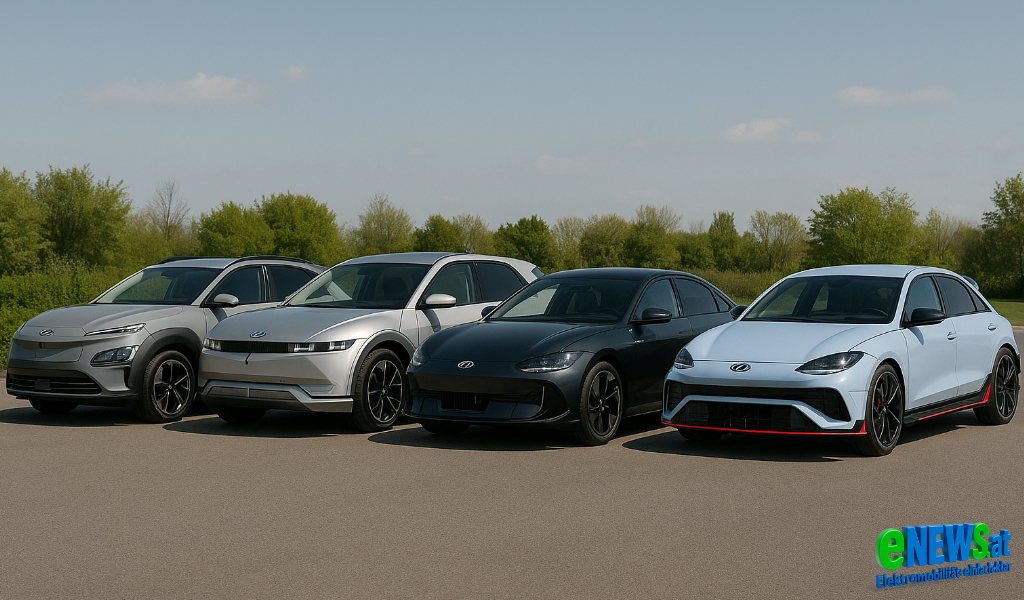 Übersicht der Hyundai Elektro-Modelle