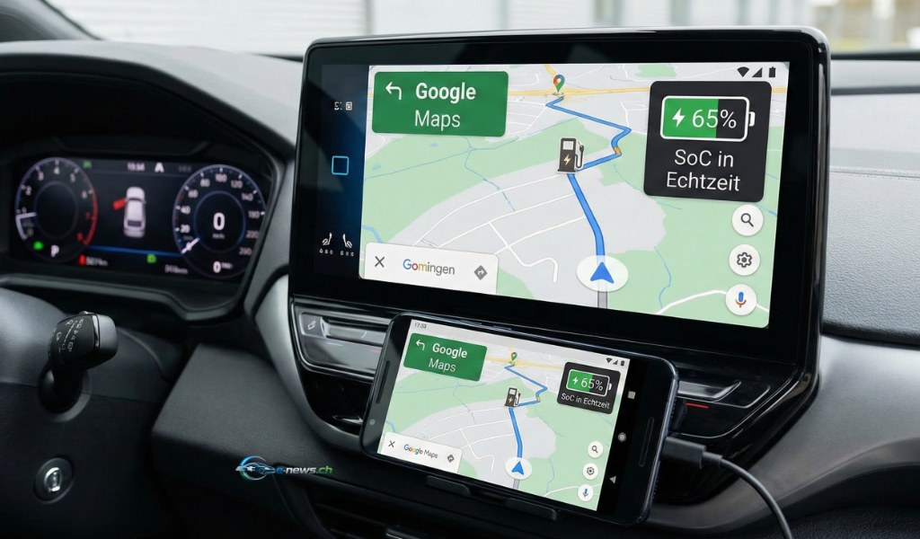 Anleitung: So liest Google Maps Ihren Batteriestand (SoC) in Echtzeit aus